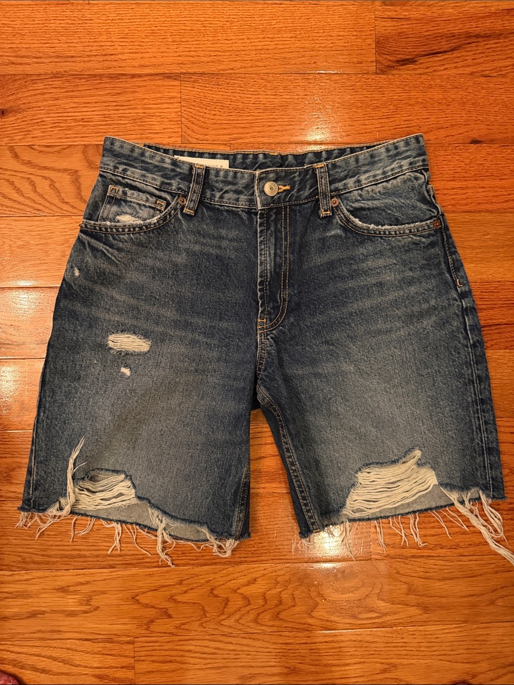 Zara denim jean jorts 4